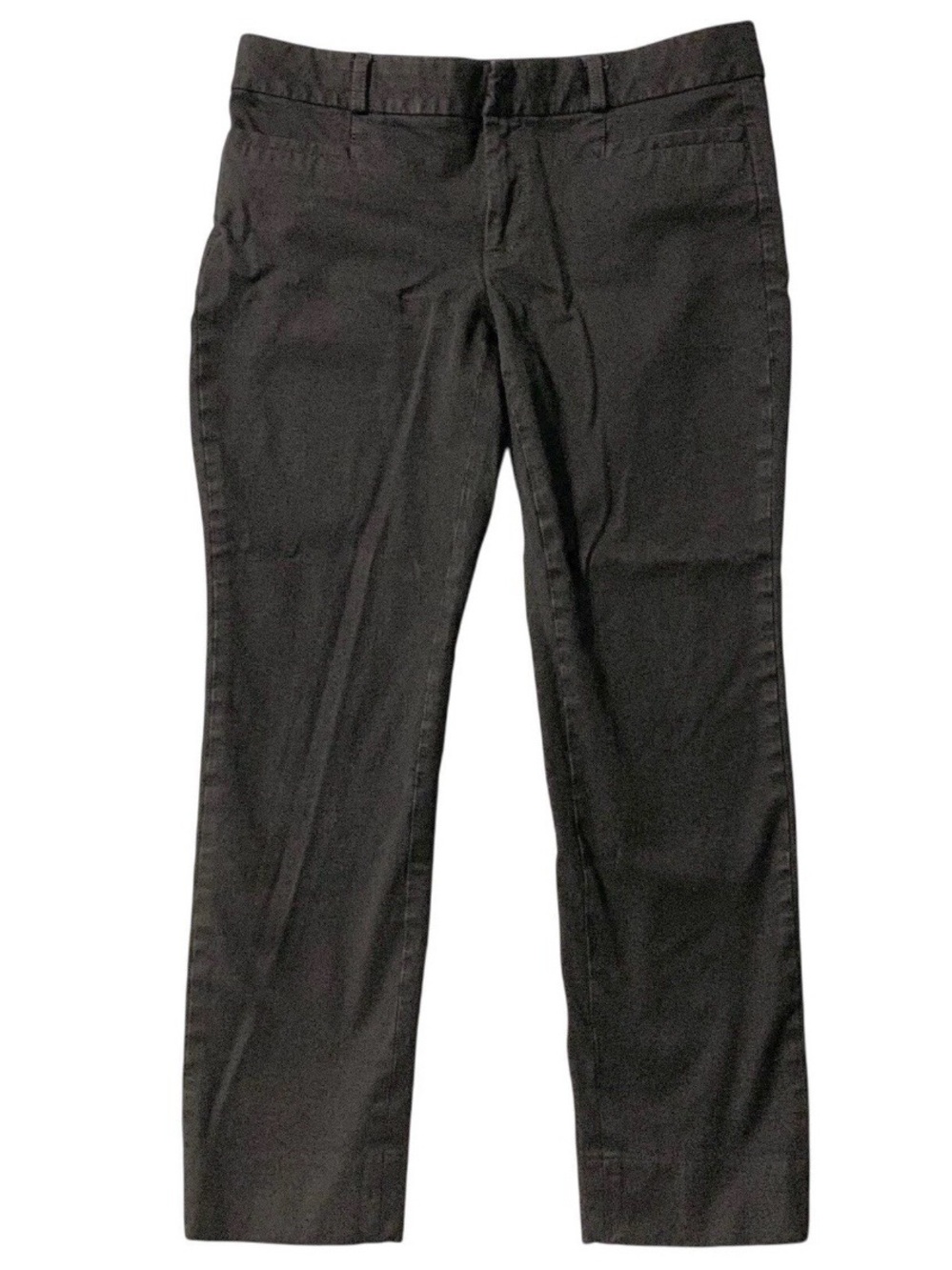 Banana Republic Pants Women 4 Short (29x23) Black Sloan Skinny Ankle Low Stretch